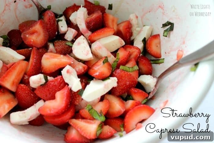 Strawberry Caprese Salad Strawberry Caprese Salad