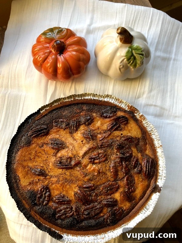 Pecan-Topped Sweet Potato Pie Recipe for Holiday Desserts 8 Sweet Potato Pecan Pie from www.ApronFreeCooking.com