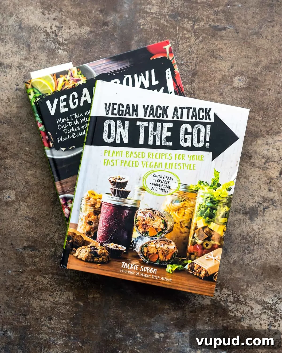 Matcha Oatmeal Meal Prep: Plant-Based Breakfast for Busy Mornings 4 Vegan Yack Attack On the Go! and Vegan Bowl Attack! Cookbooks by Jackie Sobon
