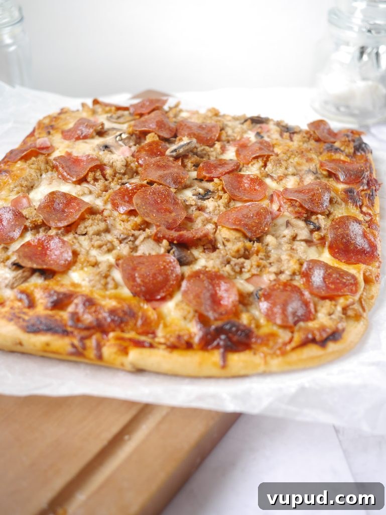 Crispy Sheet Pan Pizza Crust Recipe for Perfect Homemade Pizza 6 img 770 5