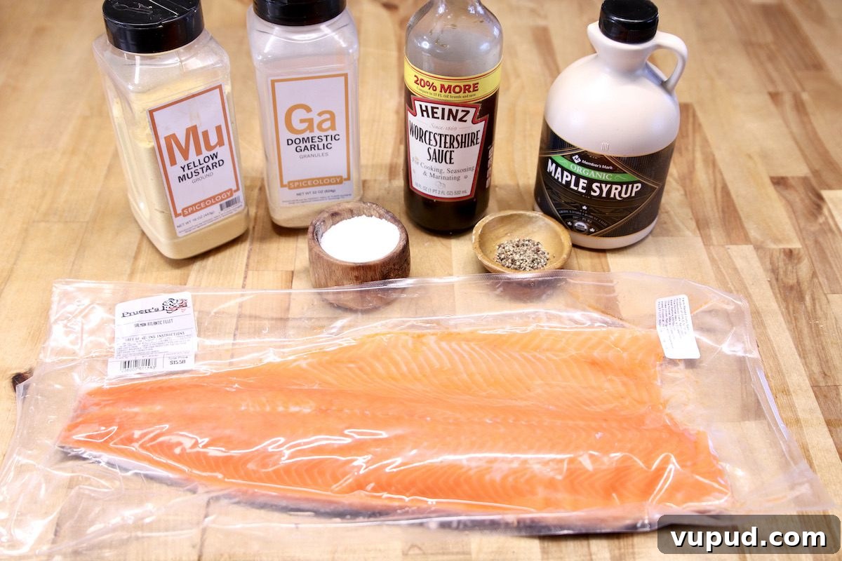 ingredients for maple glazed salmon ingredients for maple glazed salmon