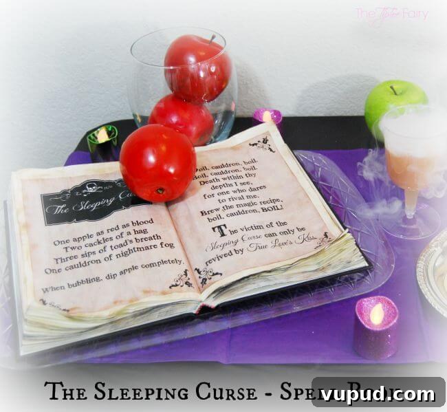 DIY Spellbook Tutorial for a Disney Descendants Party 2 Make a DIY Spell Book for your Descendants movie-watching tablescape