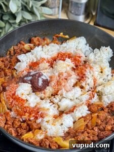 Chorizo and Kimchi Fried Rice Recipe: Spicy Korean-Mexican Stir-Fry 9 img 8369 9