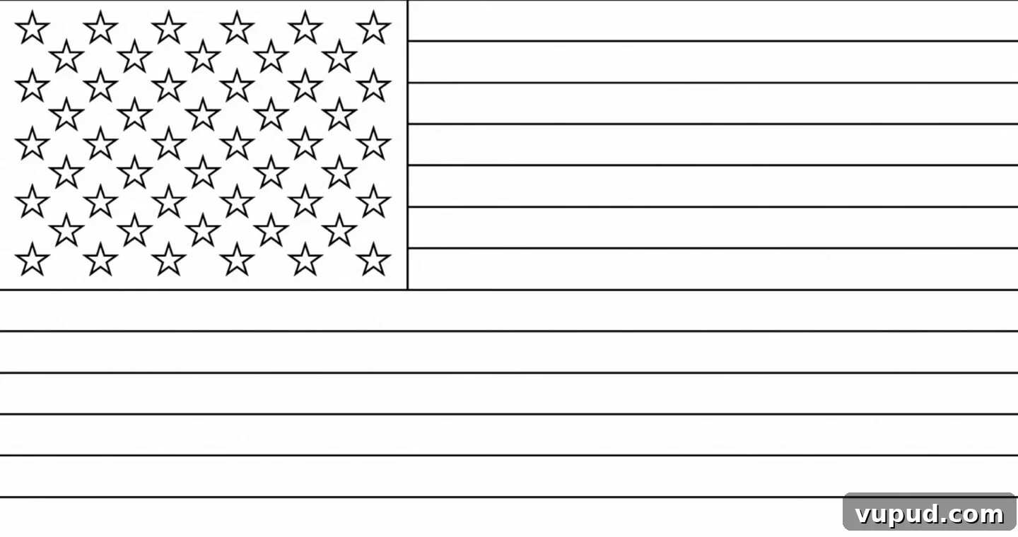 Patriotic 4th of July Flag Frosting Board Ideas for Entertaining 11 flag template