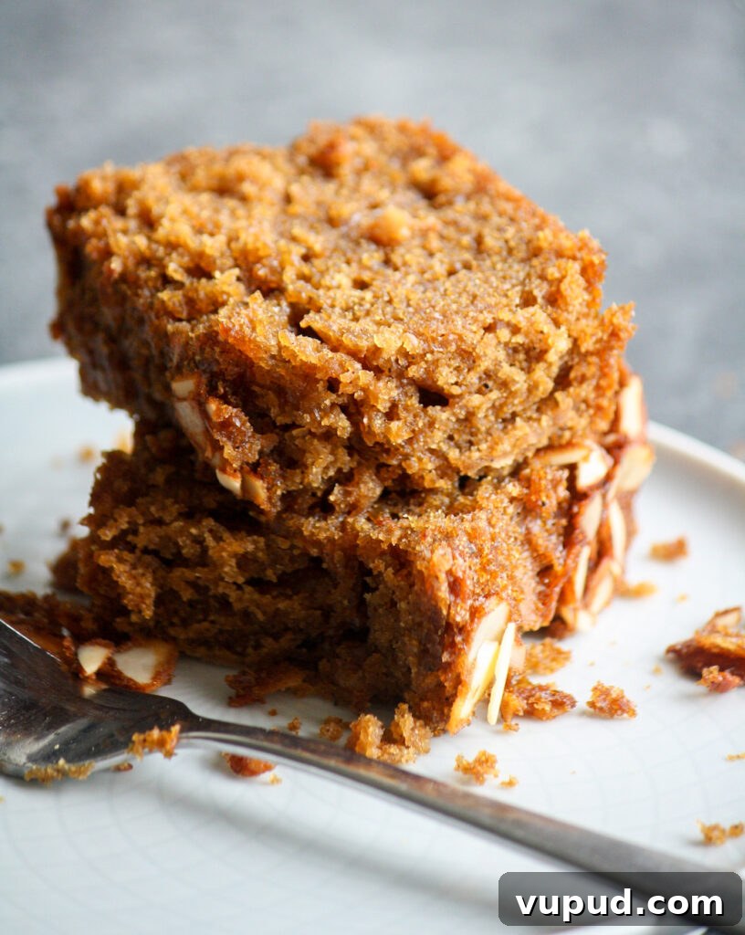 Warm Spiced Honey Cake Recipe with Autumn Spices 5 Soft and moist dairy-free cake with ginger, cinnamon, cloves and honey