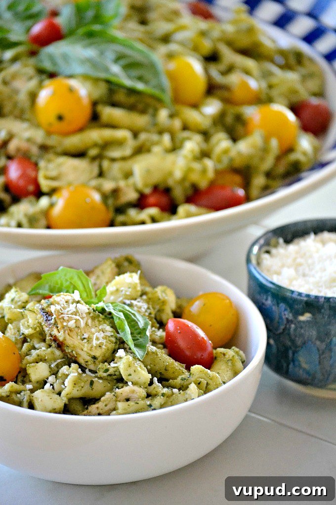 Sunday Meal Plan Week 97: Quick Recipes & Grocery List 13 Pesto Chicken Pasta Salad