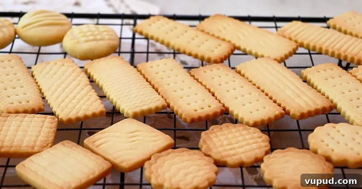 Classic Buttery Shortbread Cookies Recipe for Perfect Cookies 24 freshly baked shortbread cookies on a cooling rack