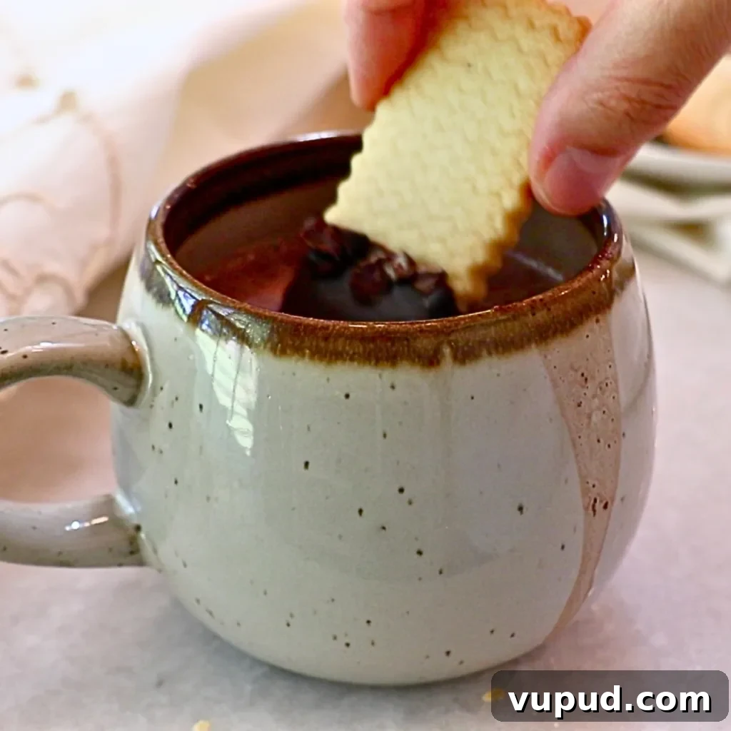 Classic Buttery Shortbread Cookies Recipe for Perfect Cookies 31 dipping a shortbread cookie in hot coco drink
