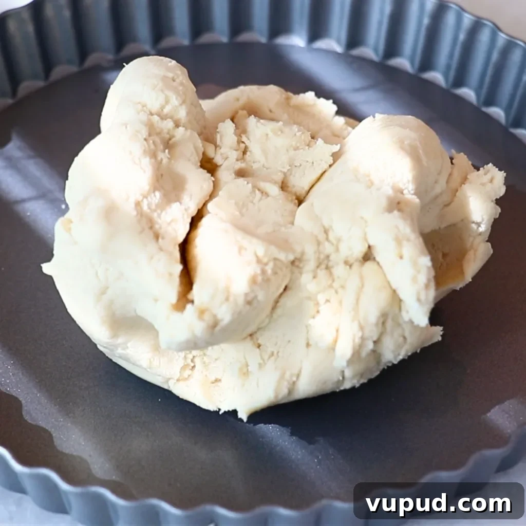 Classic Buttery Shortbread Cookies Recipe for Perfect Cookies 32 shortbread cookie dough in a tart pan