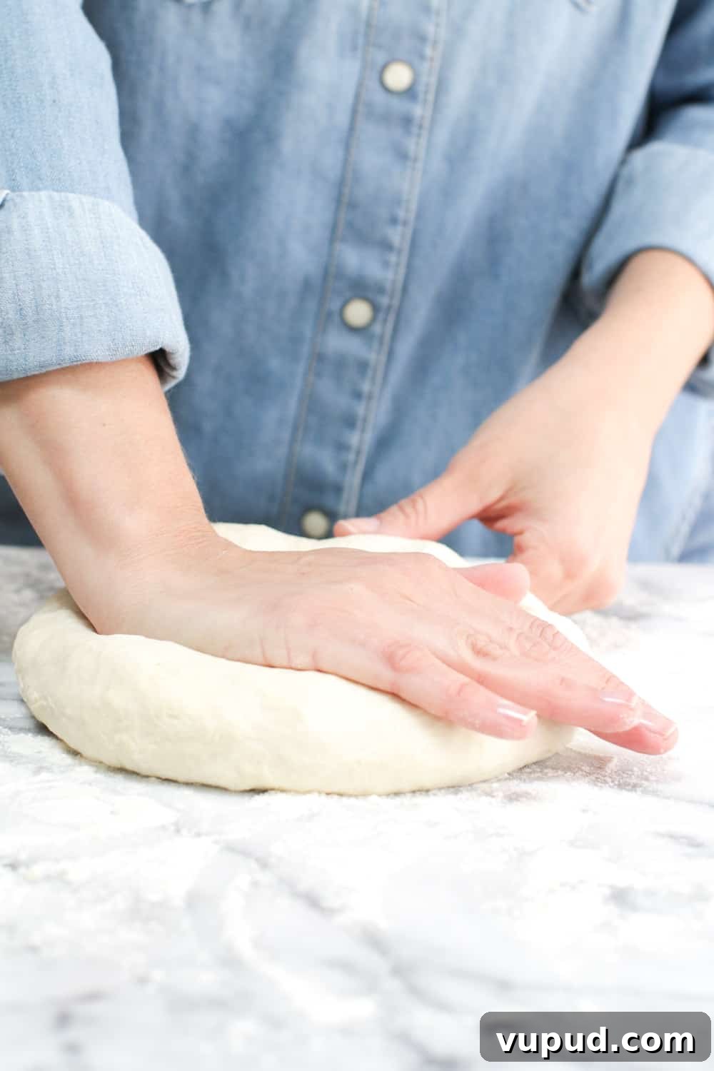 72-Hour Pizza Dough Recipe from Baking Steel 8 Gently kneading the dough for about 5 minutes to get rid of any clumps