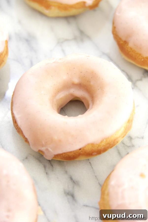 Baked Vanilla Bean Donuts Recipe for Light, Fluffy Treats 3 Baked Vanilla Bean Donuts, Doughnuts