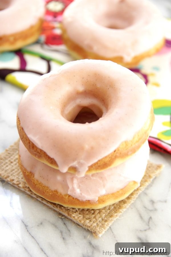 Baked Vanilla Bean Donuts Recipe for Light, Fluffy Treats 7 Baked Vanilla Bean Donuts